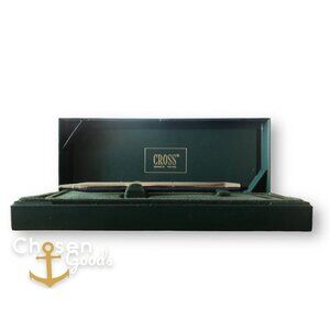 Cross Classic Century Lustrous Chrome Vintage Ballpoint Pen 3502 In Original Box